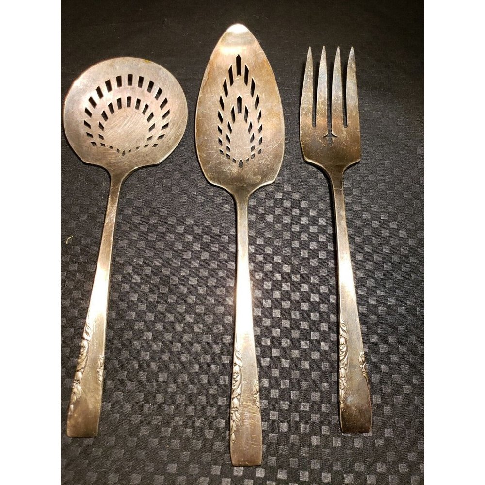 1881 Rogers Oneida LTD set of 3 Serving Flatware Proposal